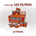 Caja con 720 filtros